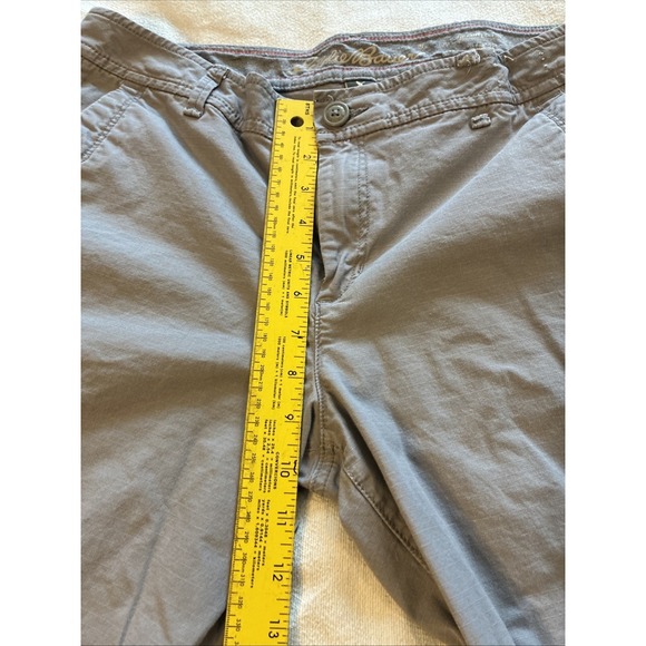 Eddie Bauer Women's Pants 12 Gray Capri Cargo Gorpcore Hiking Grunge Mid-rise - Picture 4 of 16